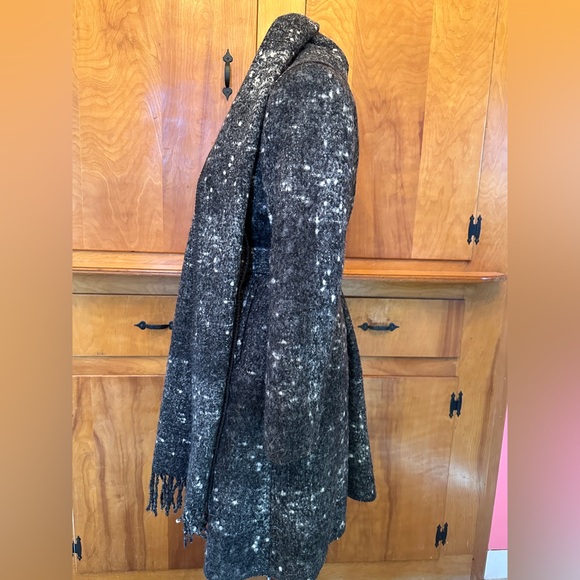 Cole Haan Signature Wool Blend Coat w/Scarf Collar Sz S - Picture 5 of 12